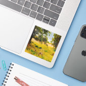 Gysinge Sommerfeld  Aufkleber (Laptop mit iPhone)