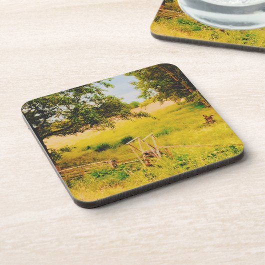 Gysinge Summer Field  Getränkeuntersetzer (Linke Seite)