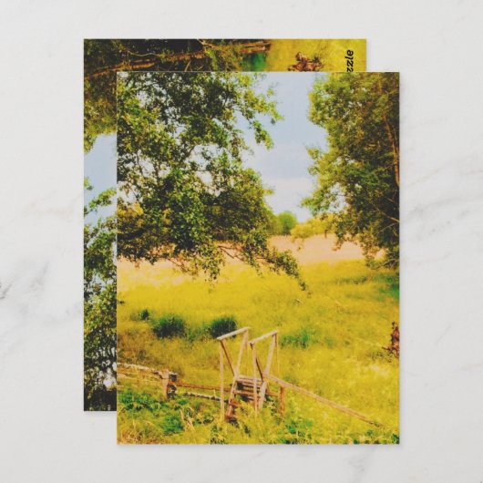 Gysinge Summer Field Postkarte (Vorne/Hinten)