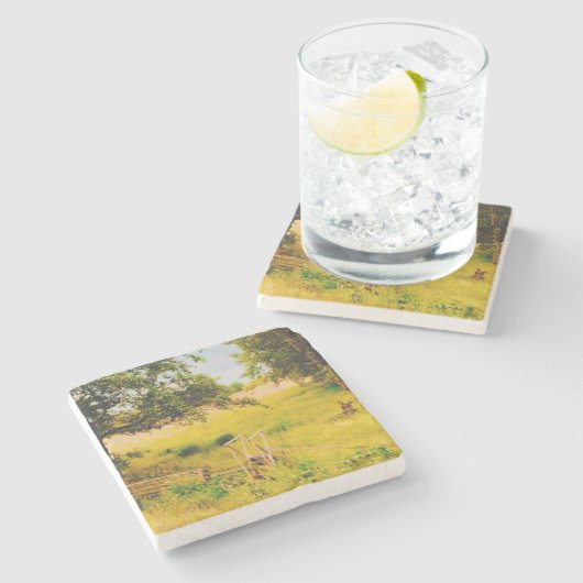 Gysinge Summer Field  Steinuntersetzer (Seitenansicht)