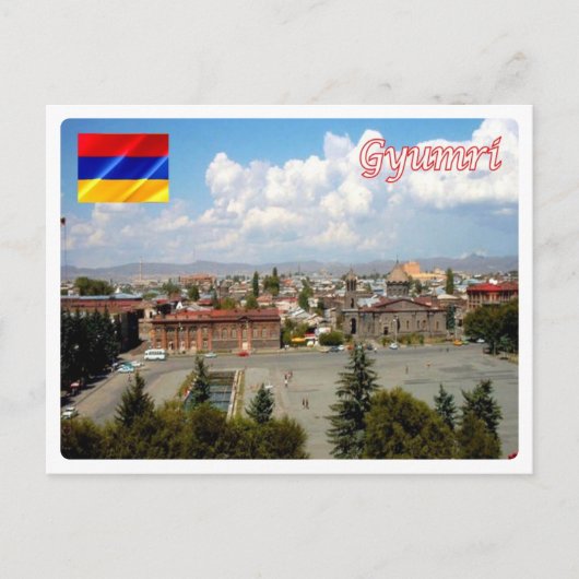 Gyumri - Panorama - Postkarte (Vorderseite)