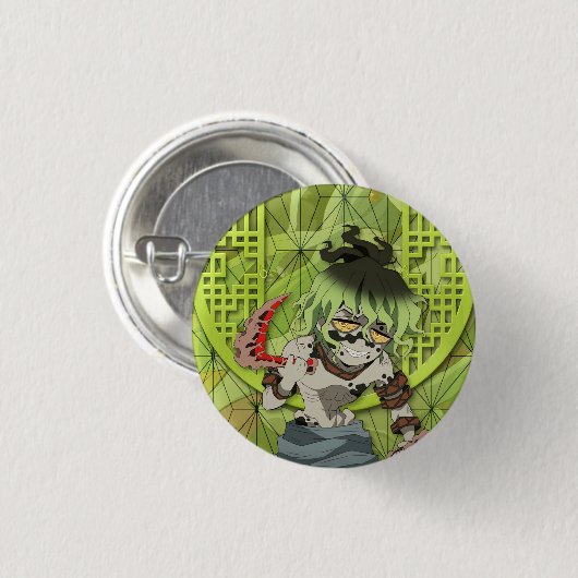Gyutaro Obermoon 6 Chibi Button (Vorne & Hinten)