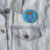 H00t Eulen-Blues-Knopf Button (Beispiel)