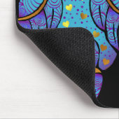 H00t Eulen-Mitternachtsverrücktheit Mousepad (Ecke)