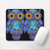 H00t Eulen-Mitternachtsverrücktheit Mousepad (Mit Mouse)