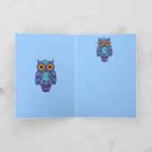 H00t Owl Blues Blank Card Karte (Innenseite)