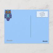 H00t Owl Blues Postcard Postkarte (Rückseite)