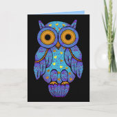H00t Owl Midnight Madness Blank Card Karte (Vorderseite)
