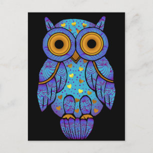 H00t Owl Mitternacht Madness Postkarte