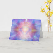 H139 Corona Herz Karte (Gelbe Blume)