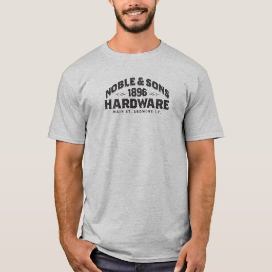 H1-Nobel und Sons-Hardware T-Shirt (Vorderseite)