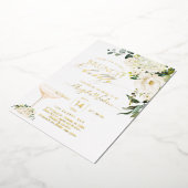 H2 Alabaster Rose Brunch Bubbly Real Folieneinladung (Gedreht)