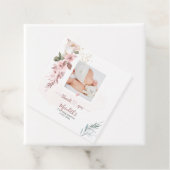 H2 Dusty Rose Geburtshaus Dusche Vielen Dank Geschenkanhänger (Beispiel)