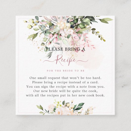 H2 Rosa Gum Eukalyptus Rezept Anforderung Begleitkarte (Vorderseite)