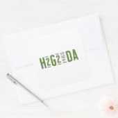 H2G2 Douglas Adams 1985 Quadratischer Aufkleber (Umschlag)