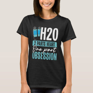 H2o 2 Teile Herz 1 Teil Besessenheit Schwimmen T-Shirt