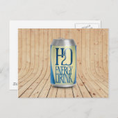 h2o Energiegetränk Postkarte (Vorne/Hinten)