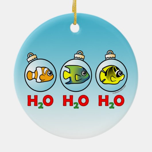 H2O! H2O! H2O! KERAMIK ORNAMENT (Hinten)