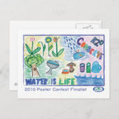 H2O Konservierung Postkarte (Vorne/Hinten)