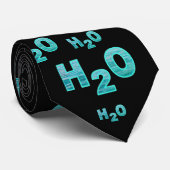H2O Krawattenschwarzes Krawatte (Gerollt)