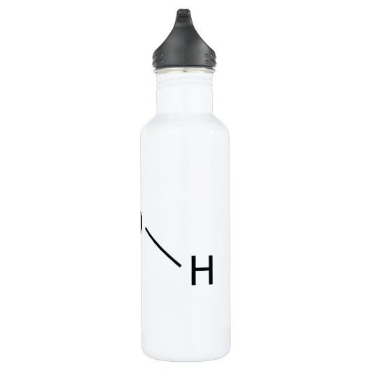 H2O Molekül Trinkflasche (Rechts)