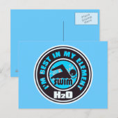 H2O_SWIMMER POSTKARTE (Vorne/Hinten)