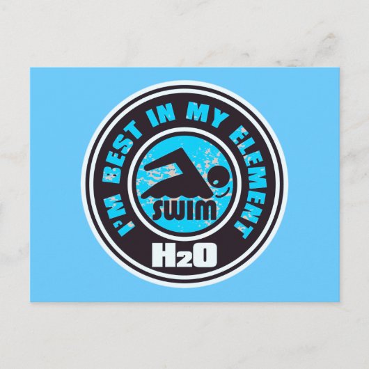 H2O_SWIMMER POSTKARTE (Vorderseite)