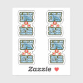 H2O-Trockenchemie Hydratationswasser Aufkleber (Blatt)