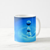 H2O-Tropfen Kaffeetasse (VorderseiteRechts)