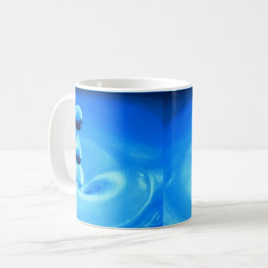 H2O-Tropfen Kaffeetasse (Vorderseite Links)