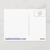 H2O-Tropfen Postkarte (Rückseite)