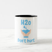 h2o tut nicht weh zweifarbige tasse (Mittel)