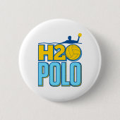 H2O Water Polo Button (Vorderseite)
