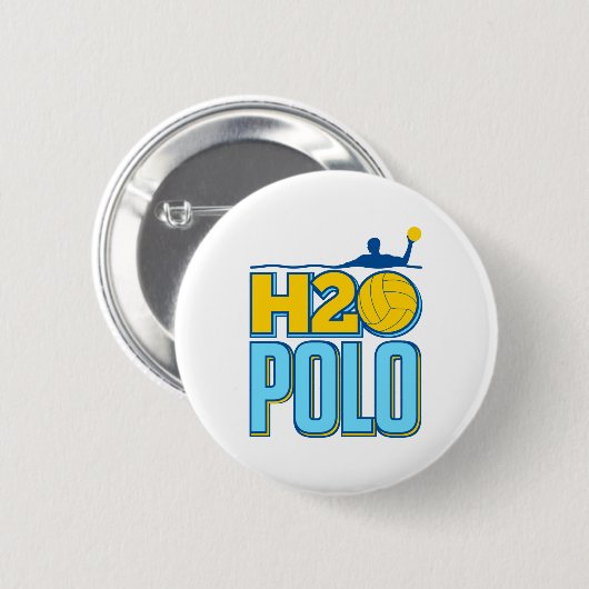 H2O Water Polo Button (Vorne & Hinten)