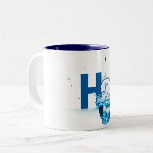 H2O - Wie man optimiert Zweifarbige Tasse (Vorderseite Links)