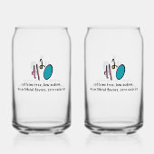 H2O Zero Calories Glass Dosenglas (Rückseite)