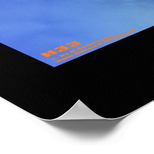 H33 - anpassbar poster (Ecke)