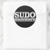 H4cked sudo Aufkleber (Tasche)