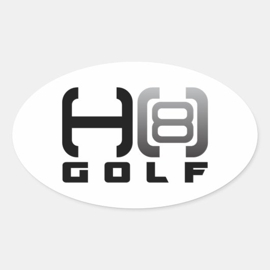 H8 Golf Aufkleber (Vorderseite)