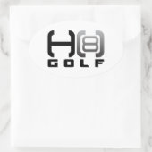 H8 Golf Aufkleber (Tasche)