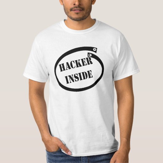 H.A.C.K.E.R I.N.S.I.D.E. T-Shirt (Vorderseite)