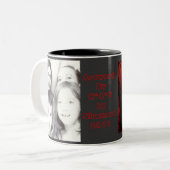 H*A*S Kunst durch Shannon Zweifarbige Tasse (Vorderseite Links)