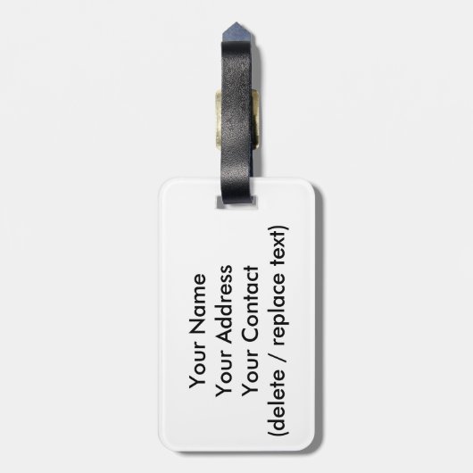 H.A.S. Kunst-Gepäckanhänger; Bild cholla, Gepäckanhänger (Rückseite vertikal)