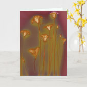 H.A.S. Kunstgrußkarte, Bild Loughdetail Karte (Gelbe Blume)