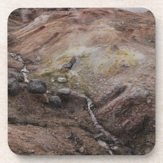 H.A.S. Untersetzer KünsteYellowstone Sulphur (Vorderseite)