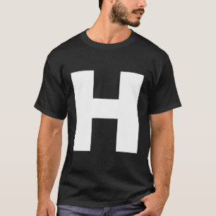 H Alphabet Briefe buchstabieren es T-Shirt