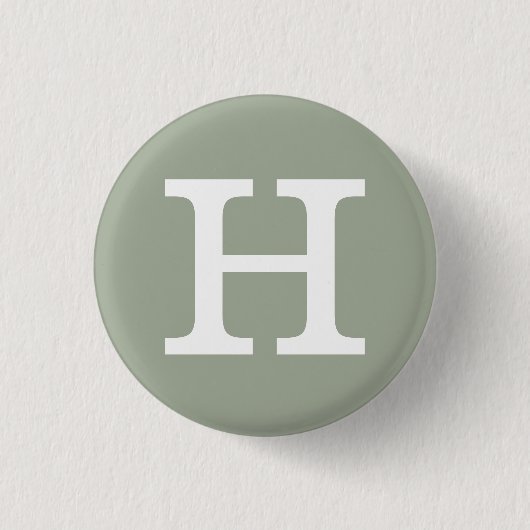 "H"' Alphabet Collectible (#8) Button (Vorderseite)