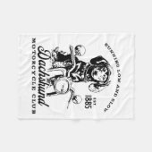 H&h New Life Clothing Uni-adults Dachshund Mot Fleecedecke (Vorderseite (Horizontal))