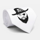 H ARR! Stunden-Pirat Krawatte (Gerollt)