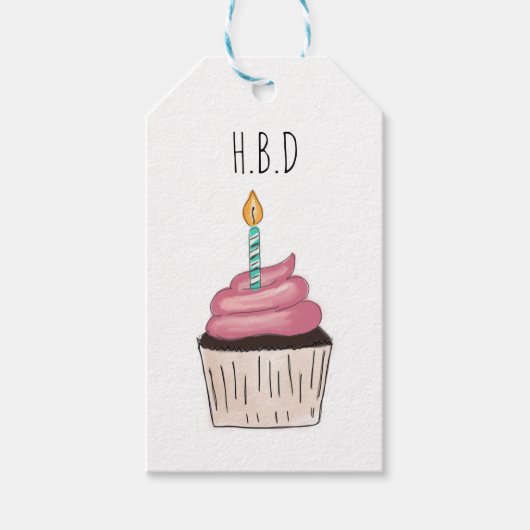 H.B.D Geschenktasten Geschenkanhänger (Vorderseite)